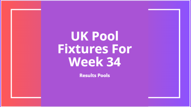 uk pool fixtures week 34 2026