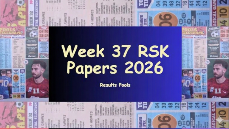 Week 37 RSK Pool Papers 2026: Bob Morton, Capital, Soccer, Capital International