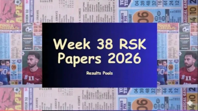 Week 38 RSK Pool Papers 2026: Capital International, Bob Morton, Capital, Soccer