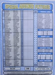 week 37 special advance fixtures 2026