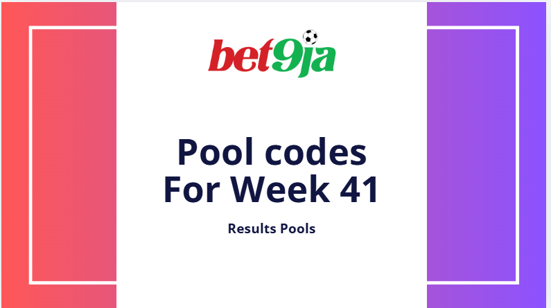 bet9ja pool codes week 41 2026