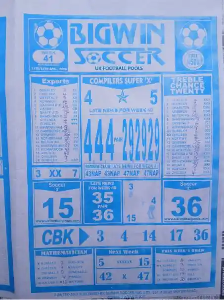 week 41 bigwin soccer 2026 page 1