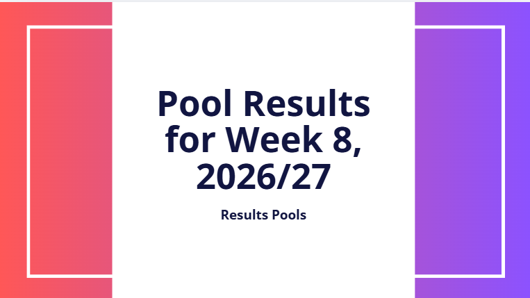 pool results week 8 2026-27